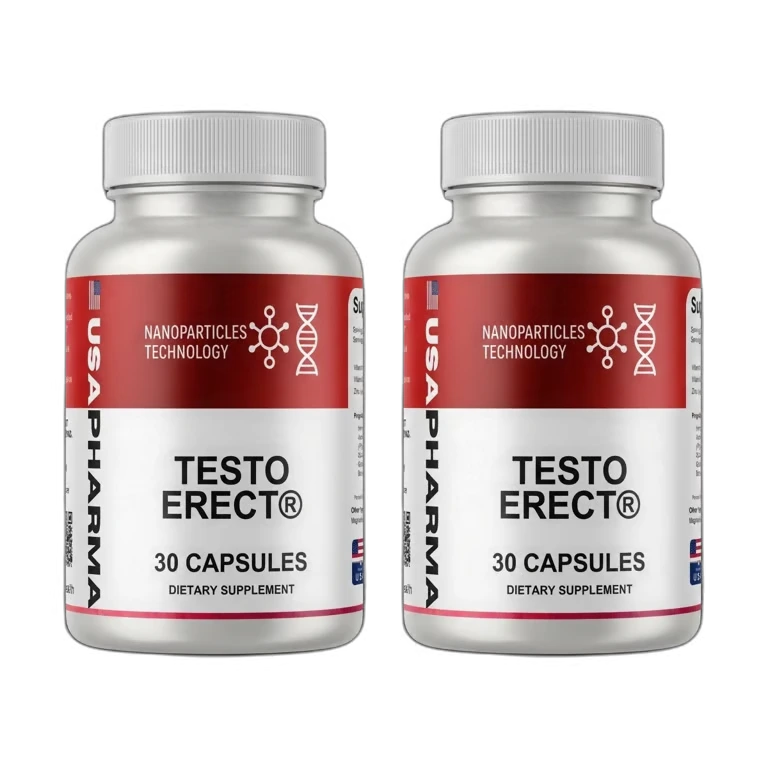 TestoErect 2 Bottle Supply by USA Pharma