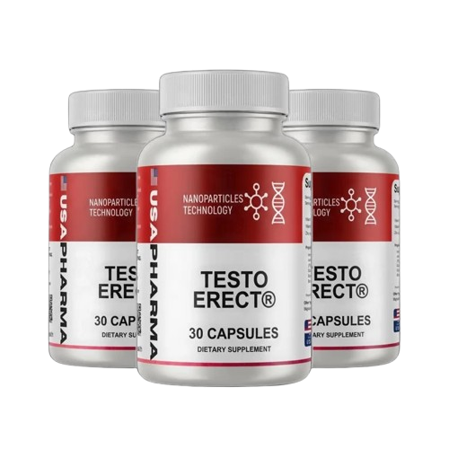 TestoErect 30 Capsules Bottle by USA Pharma